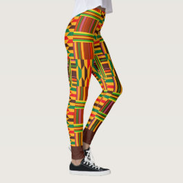 Leggings Kente colorido