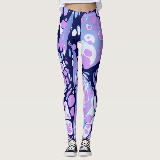 Leggings Kerra - diseño líquido, moderno (Anverso)