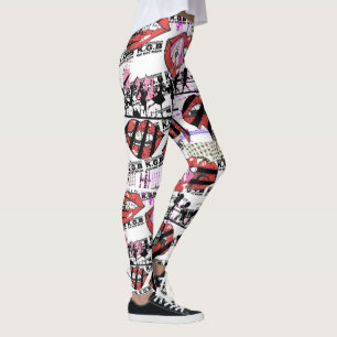 Leggings KGB Red Juicy Listas a McFly