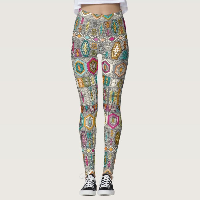 Leggings kilim pembe (Anverso)