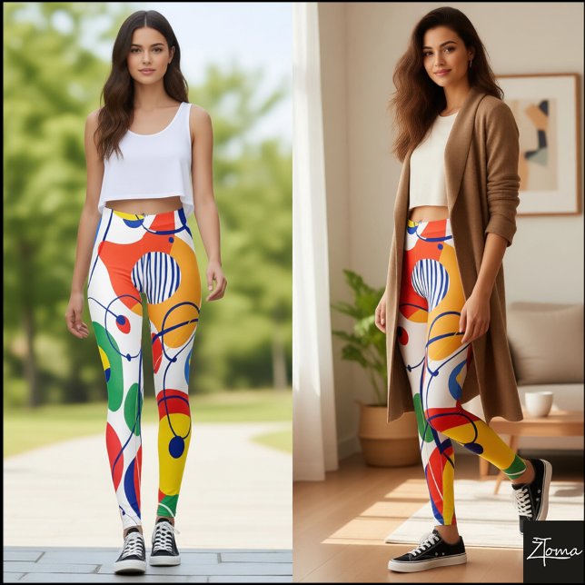 Leggings Kinetic Shapes (Subido por el creador)