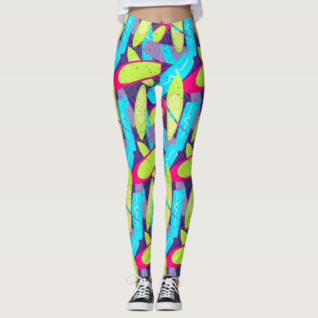 Leggings Kiteboard Chica Fun Multi-Colour Kite Surf (Anverso)