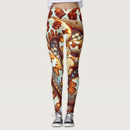 Leggings Klapperschlangen Outfit