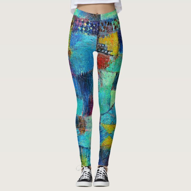 Leggings Klee - Jardines en terraza (Anverso)