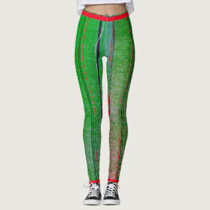 LEGGINGS KORIN JAPONÉS WOODBLOCK PATTERN IMPRESIÓN LEGGINES