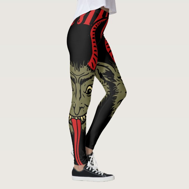 Leggings Krampus Face Naughty (Derecha)