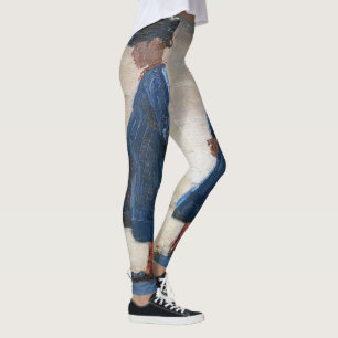 Leggings Kroyer - Niña pequeña de pie en la playa Skagen