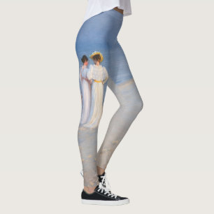 Leggings Kroyer - Noche de verano en la playa de Skagen