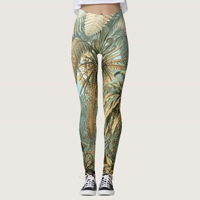 Leggings Kunstformen der Natur, Filicinae - Ernst Haeckel (Anverso)