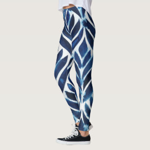 Leggings La acuarela del cobalto teja IV