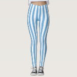 Leggings La Argentina raya las polainas de la bandera<br><div class="desc">La Argentina colorea las polainas</div>