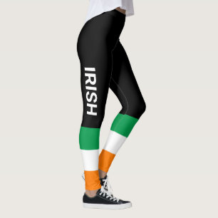 Leggings La bandera de Irlanda del Día de San Patricio