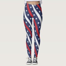 Leggings La bandera estadounidense más patriótica | 4 De Ju