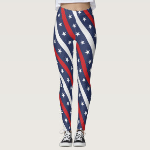 Leggings La bandera estadounidense más patriótica   4 De Ju