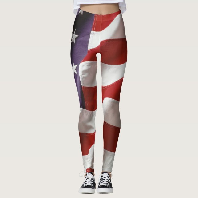 Leggings La bandera estadounidense - Old Glory (Anverso)