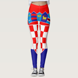 Leggings La bandera nacional de Croacia Zastava Hrvatske