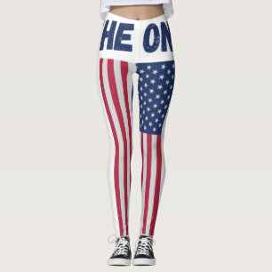 Leggings La bandera norteamericana colección patriótica