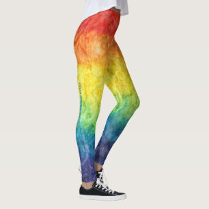 Leggings La bandera teñida con nudos de SlipperyJoe's arcoí