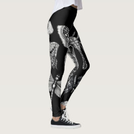 Leggings La boca a la llama