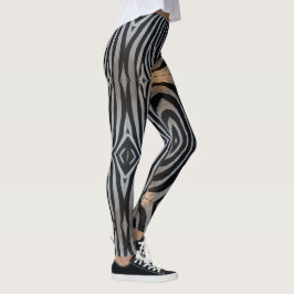 Leggings La calidad superior de la impresión de cebra femen