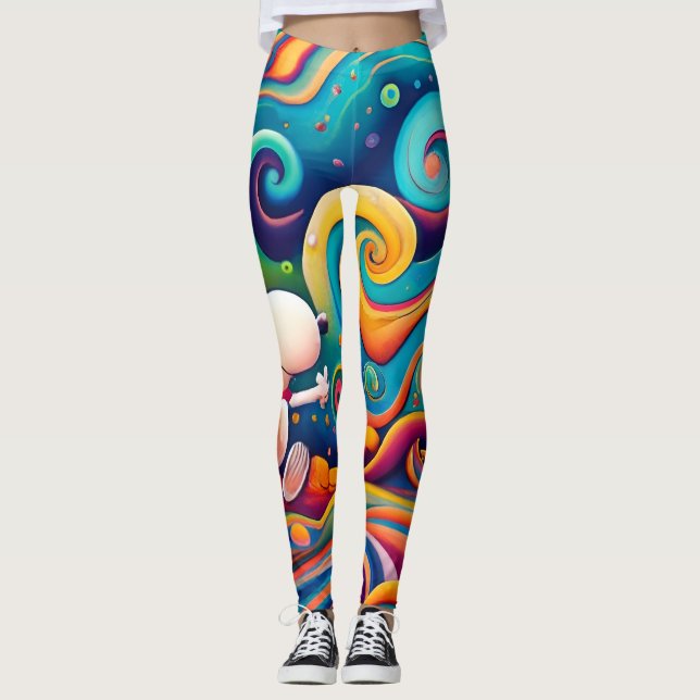 Leggings La camisa más genial de Estados Unidos. Me encanta (Anverso)