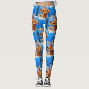 Leggings La camiseta sin camisa de SlipperyJoe hombre muscu