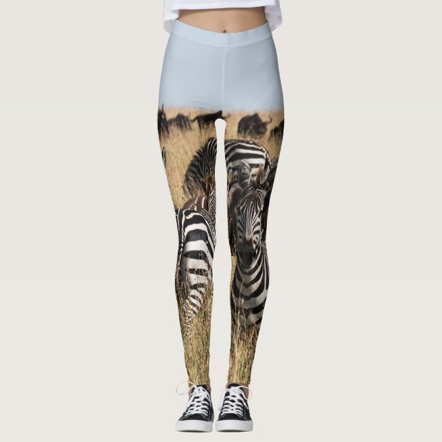 Leggings La cebra de Grant (Anverso)