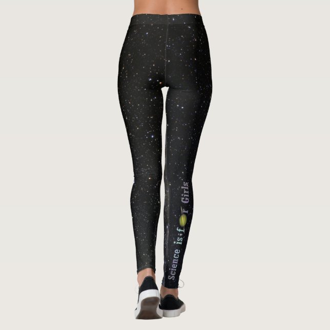 Leggings La ciencia es para los Chicas - Logo de Calf (Reverso)