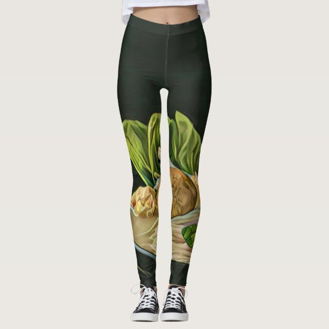 Leggings La comida japonesa es para los amantes del Ramen (Anverso)