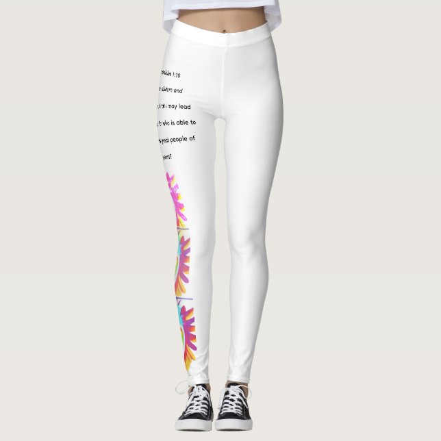 Leggings La comodidad se reune a la valentía de las leyenda (Anverso)