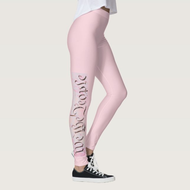Leggings La Constitución del Pueblo Pink Resistance (Derecha)