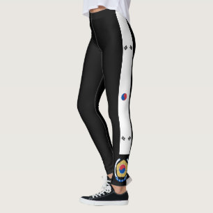 Leggings La Corea del Sur raya la bandera