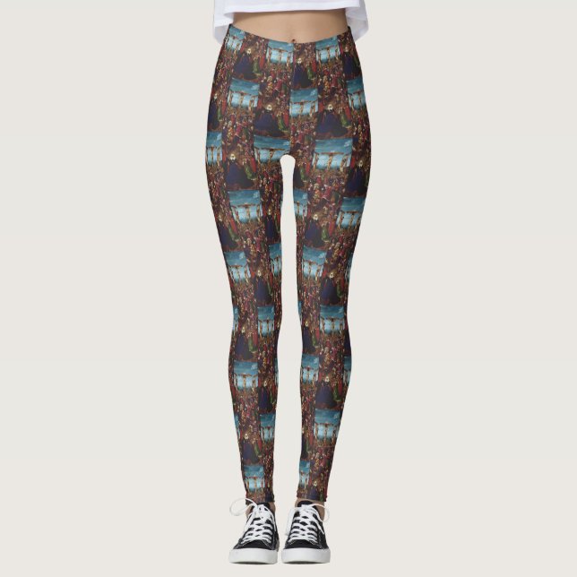 Leggings La crucifixión de Van Eyck (Anverso)