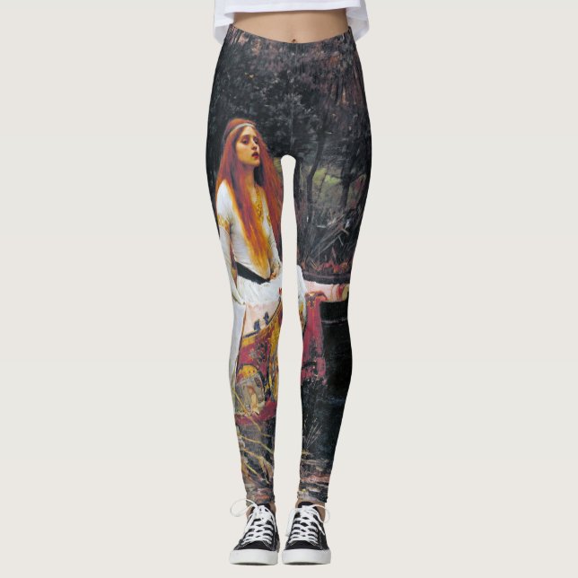 Leggings La dama de Shalott, John William Waterhouse (Anverso)