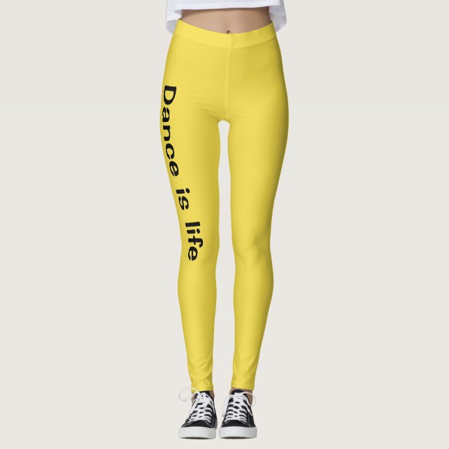 Leggings La danza es polainas de la vida (Anverso)
