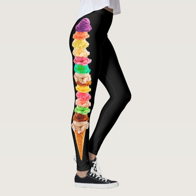 Leggings La decoración de la juerga de helado en (Derecha)
