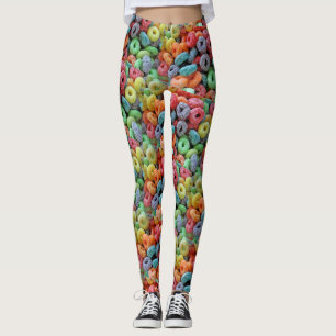 Leggings La fruta con sabor a fruta del cereal de las