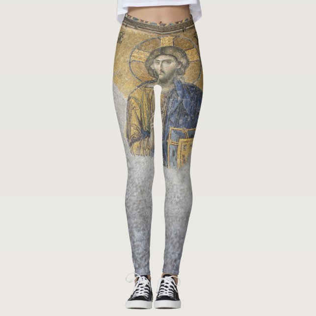 Leggings La galería superior Mosiac Deesis Hagia Sophia (Anverso)
