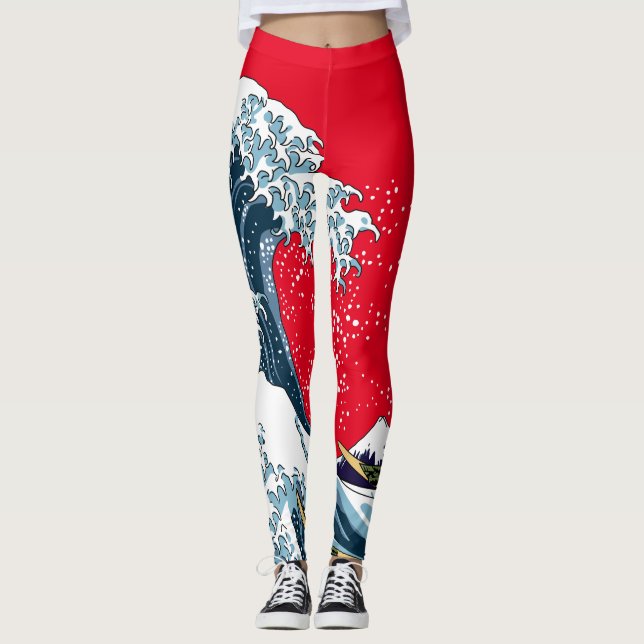 Leggings La gran ola (Anverso)