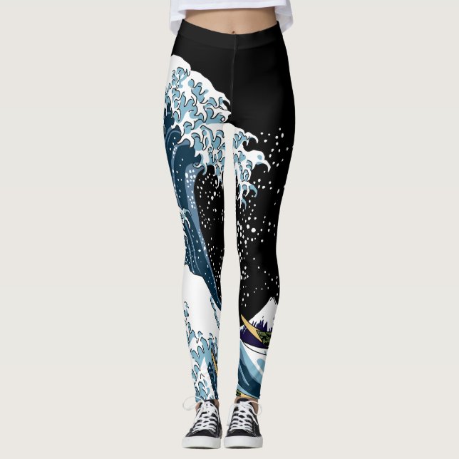 Leggings La gran ola (Anverso)