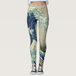 Leggings La gran onda de Kanagawa (神奈川沖浪裏)<br><div class="desc">La gran onda de Kanagawa (神奈川沖浪裏),  es una impresión del woodblock de artista japonés Katsushika Hokusai (葛飾北斎). 
Visite por favor mi tienda para un diseño más interesante y más => bien escogido zazzle.com/iwheels del color</div>