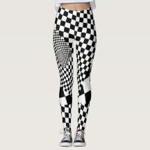 La Ilusión óptica blanca negra distorsionada bajo 