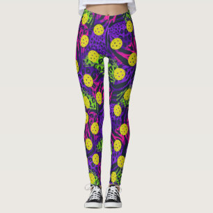 Leggings La impresión en animales coloridos nutre el bollo