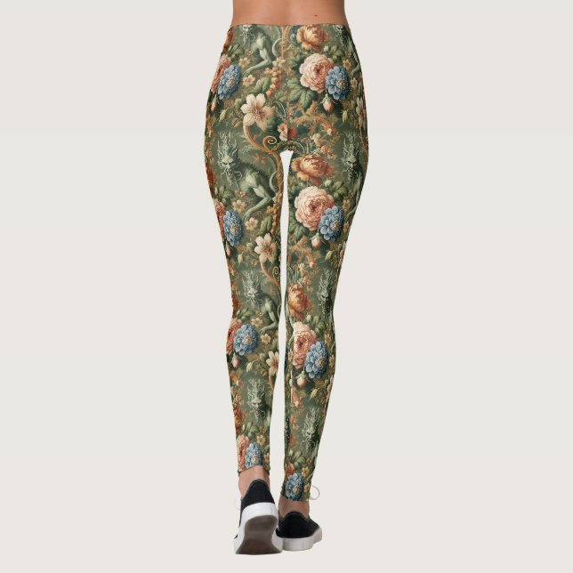Leggings La ira de Verdant - Victoria gótica (Reverso)