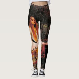 Leggings La Lady de Shalott John William Waterhouse