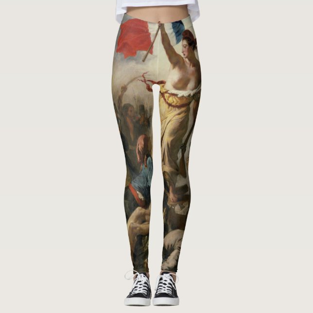 Leggings La libertad como líder del pueblo, Delacroix (Anverso)