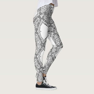 Leggings La línea de agua sopla las piernas Personalizados