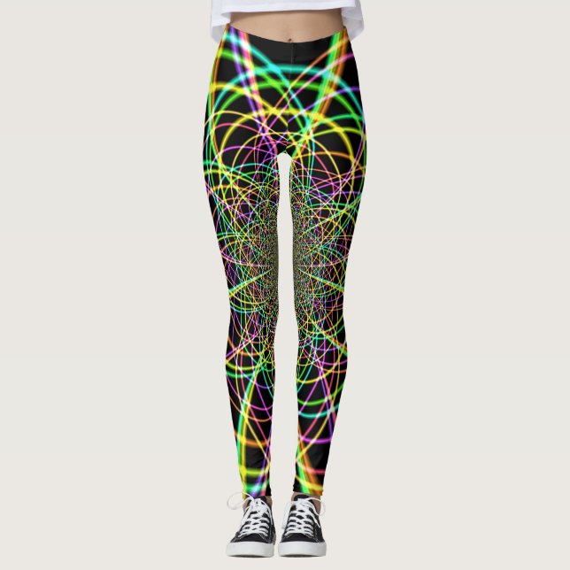 Leggings La loca espiral arcoiris (Anverso)