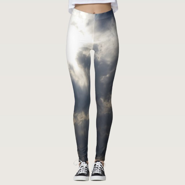 Leggings La luz de Dios a través de las nubes (Anverso)