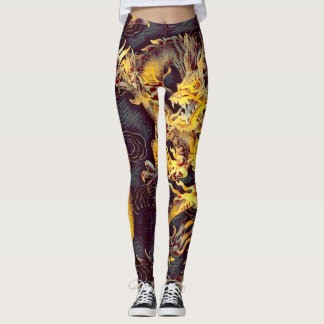 Leggings La mayoría del arte chino popular de la oscuridad